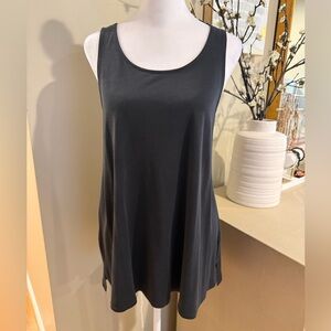 NIC+ZOE Charcoal Sleeveless Tank Top